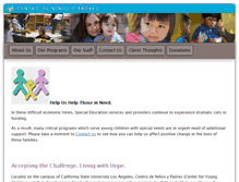 Tablet Screenshot of centrodeninos.org